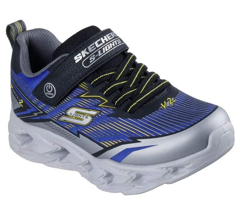 Skechers S Lights Vortex 2.0 Veltrox Silver-3
