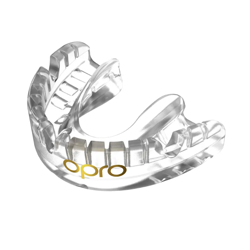 Opro Gold Braces Mouthguard Clear
