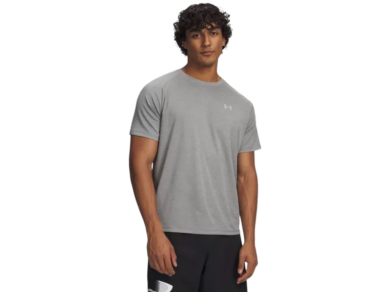 UA Tech Textured T- Shirt Clay Green/ Titanium 