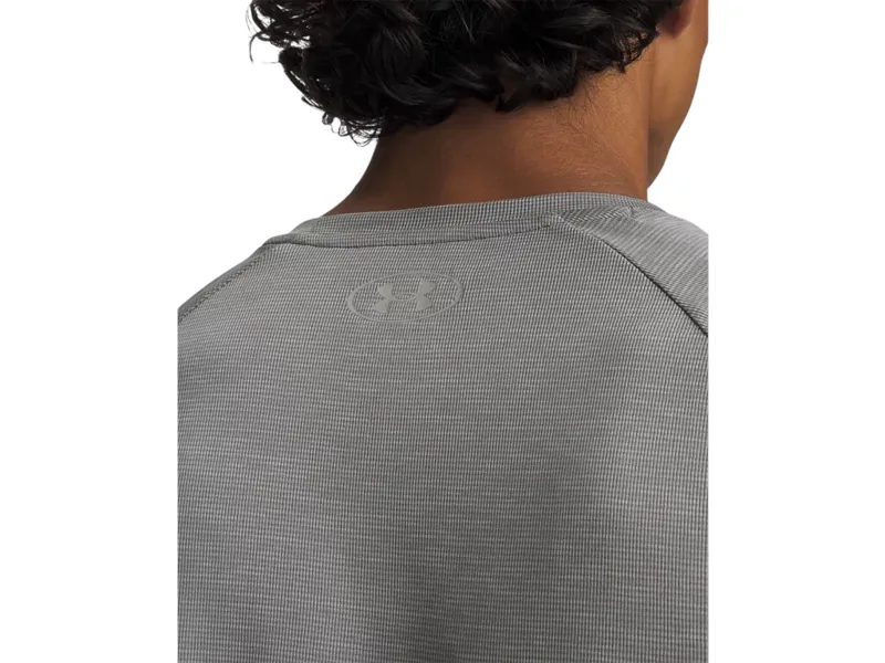 UA Tech Textured T- Shirt Clay Green/ Titanium -2