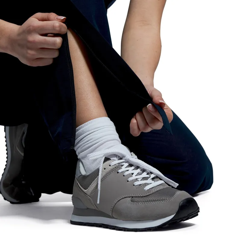 Stadium Pants Open Hem Navy-3