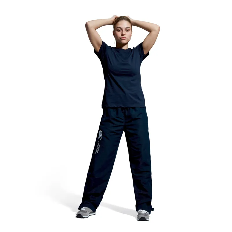 Stadium Pants Open Hem Navy-5