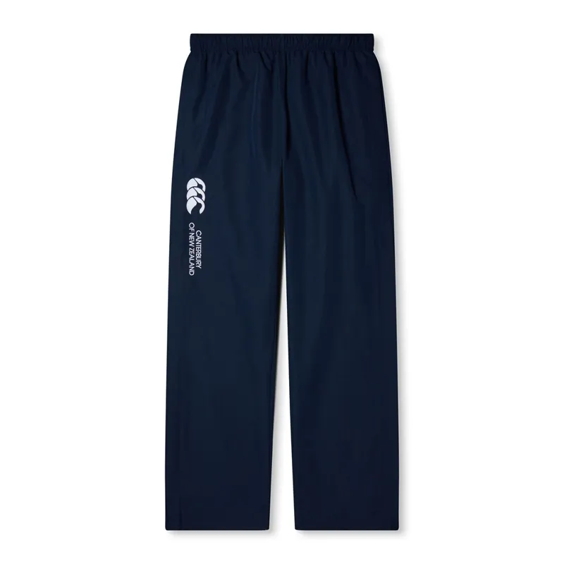Stadium Pants Open Hem Navy-1