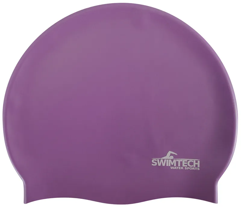 Swimtech Silicone Swim Cap Pink-1