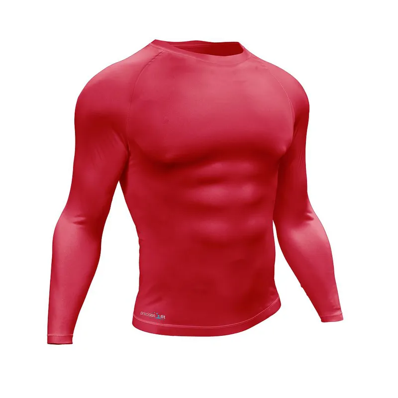 Precision Baselayer Long Sleeve Top Red