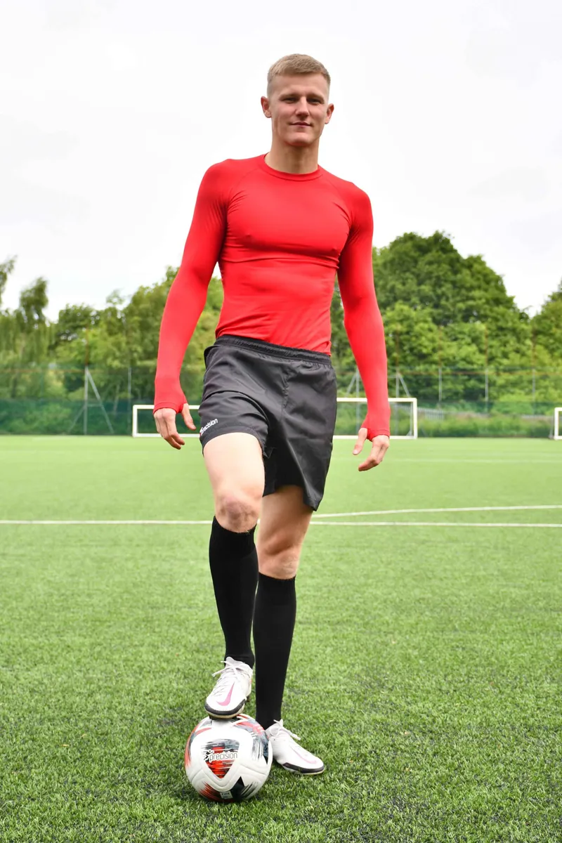 Precision Baselayer Long Sleeve Top Red-1
