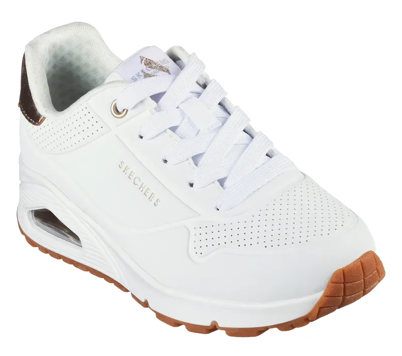 Skechers UNO Gen 1 Shimmer Away White