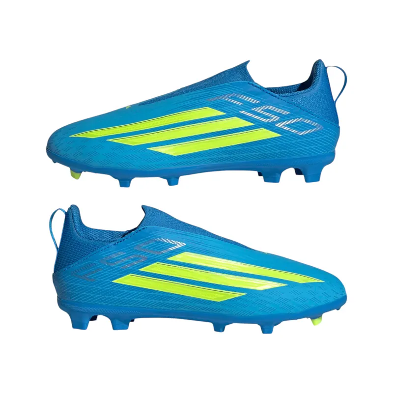 Adidas F50 Laceless League FG/MG Blue-2
