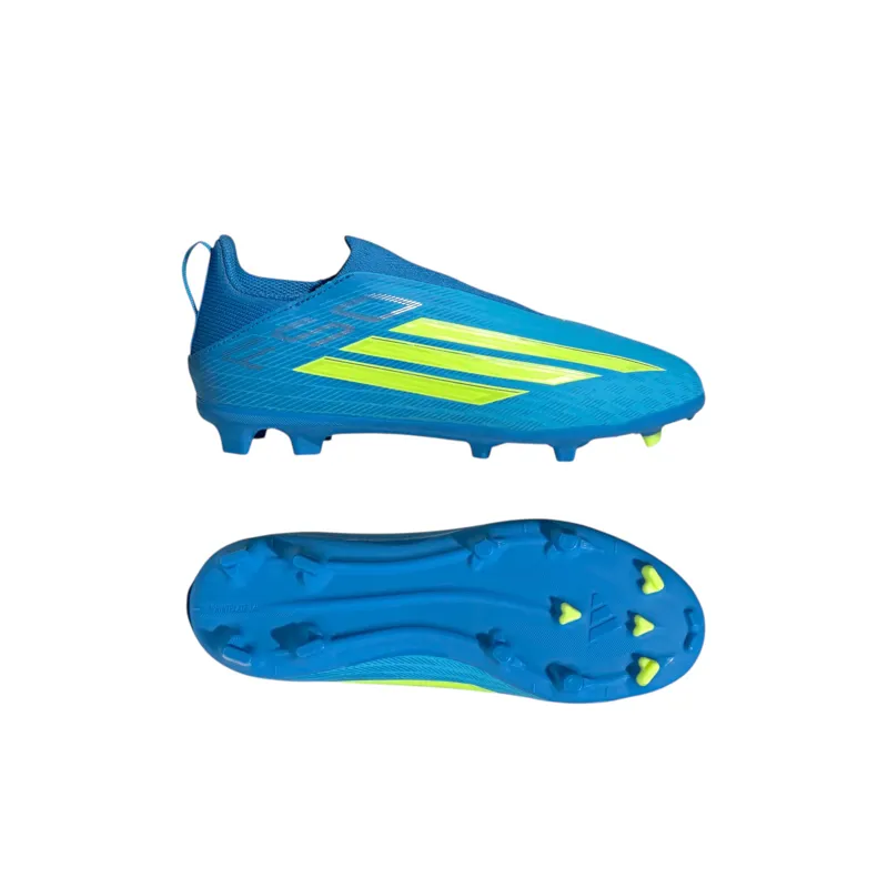 Adidas F50 Laceless League FG/MG Blue-1
