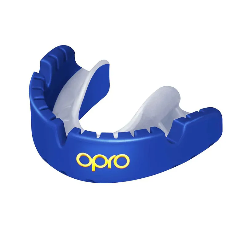 Opro Gold Braces Mouthguard Blue