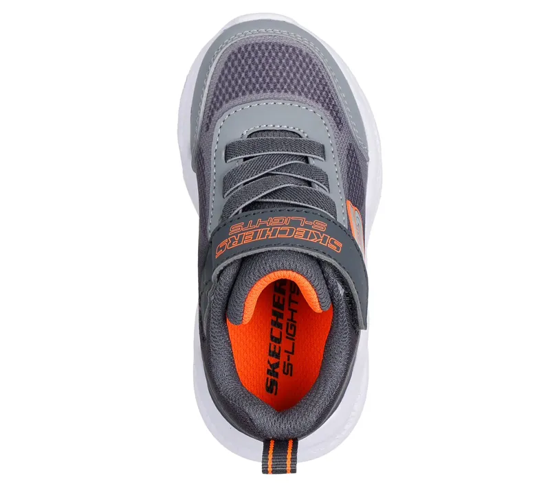 Skechers Meteor Infants Lights Grey-1