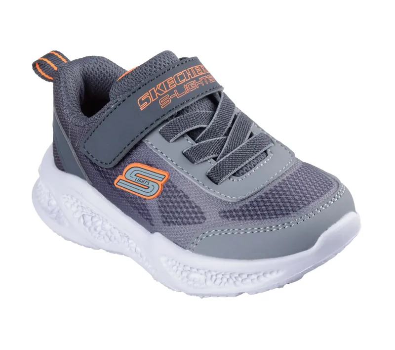 Skechers Meteor Infants Lights Grey-3