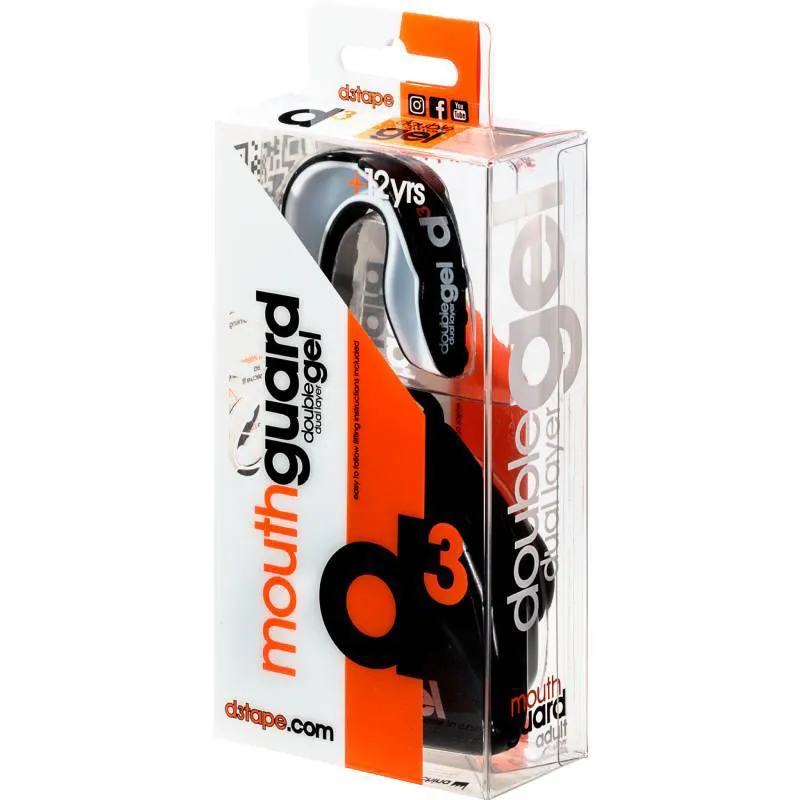D3 Gel Mouthguard Black