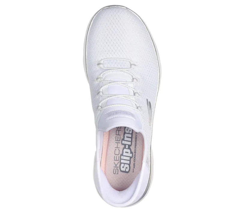 Skechers Summits Slip Ins Diamond Dream White-1