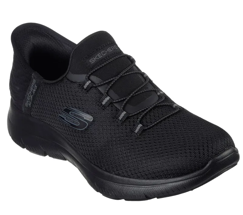 Skechers Summits Diamond Dream Slip ins Black-3