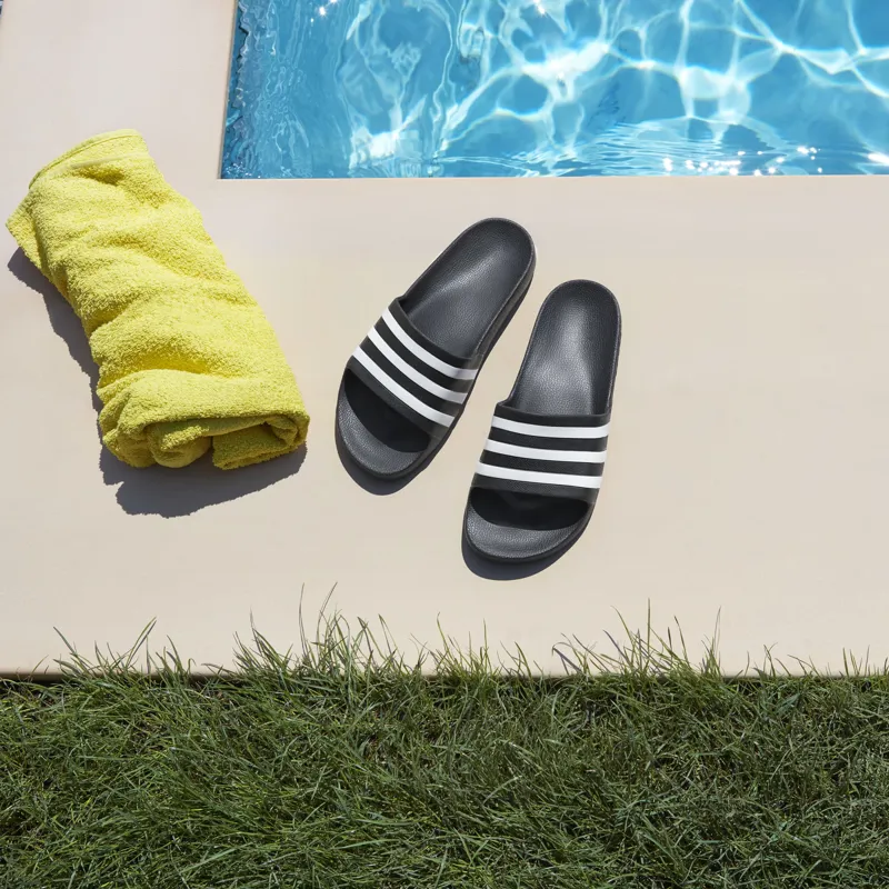 Adidas Adilette Aqua Slide Black/White-7