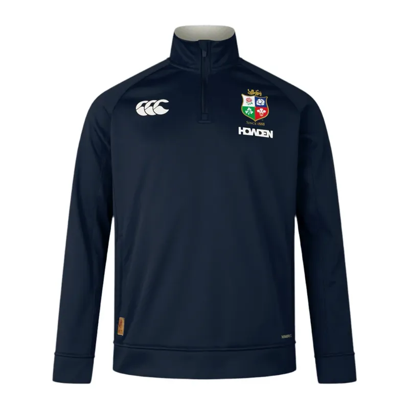 British and Irish Lions 1/4 Zip Fleece Navy