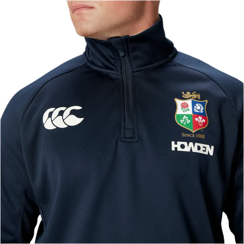 British and Irish Lions 1/4 Zip Fleece Navy-2