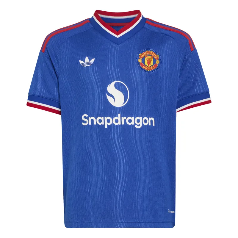 Adidas Manchester United Away Shirt Junior 26/27 Blue