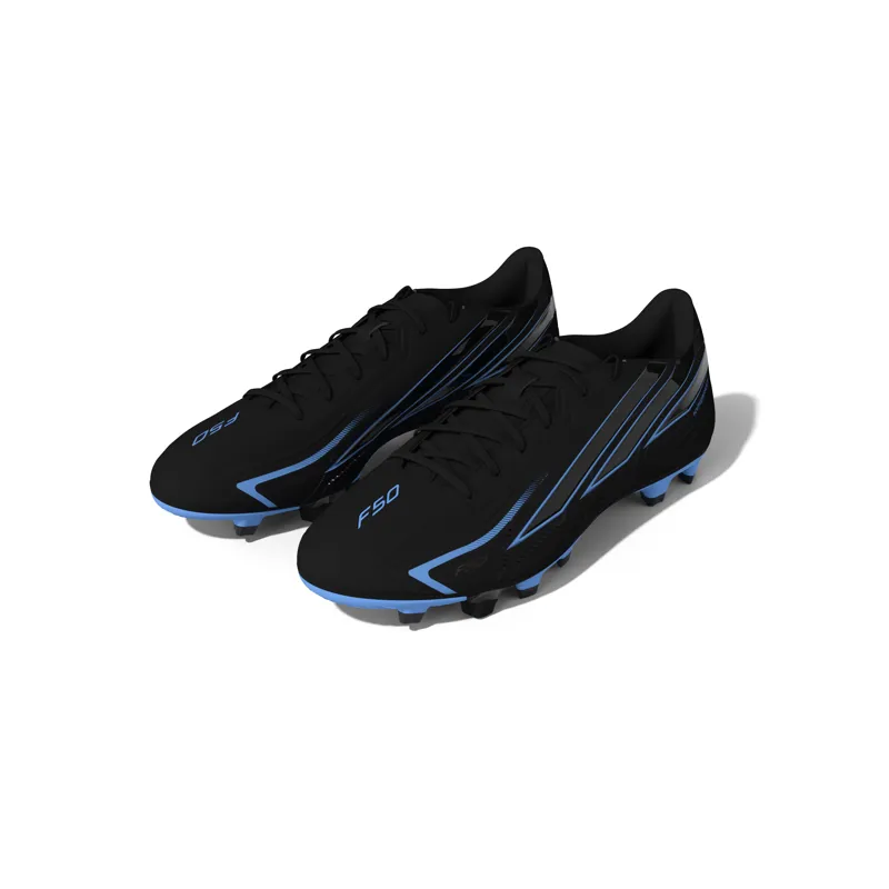 Adidas Hyperfast Club FG Boots Black/Blue-9