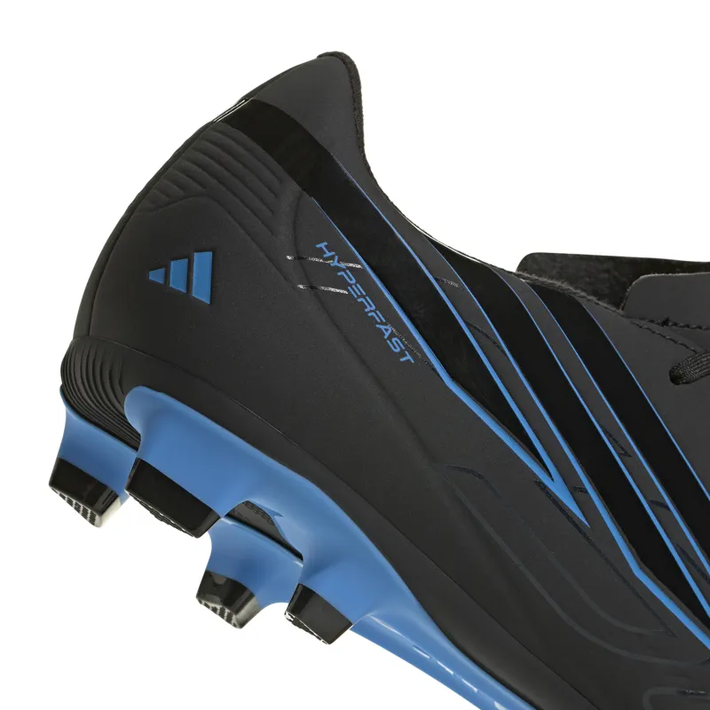 Adidas Hyperfast Club FG Boots Black/Blue-7