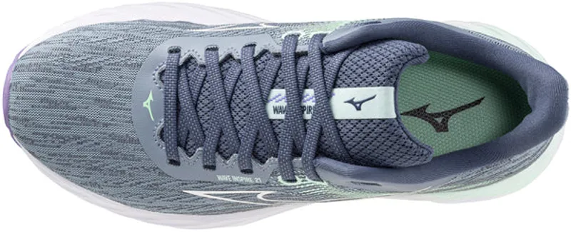 Mizuno Wave Inspire 21 Running Shoes - Grey-3