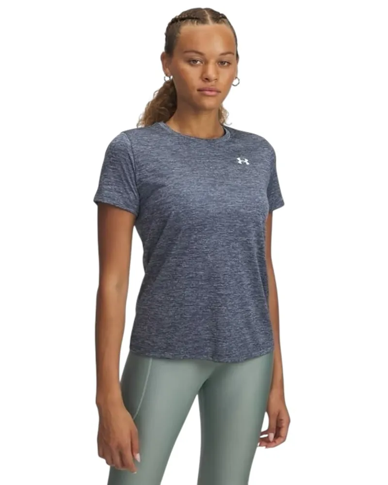 UA Tech Twist Short Sleeve Grey