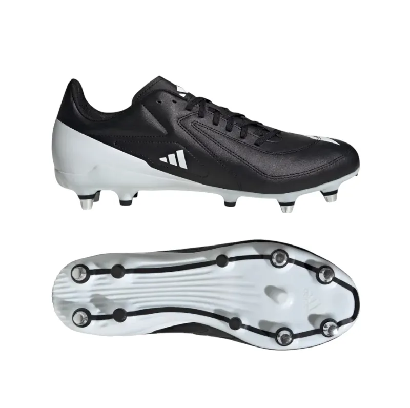 Adidas R15 SG Rugby Boots Black/White-1
