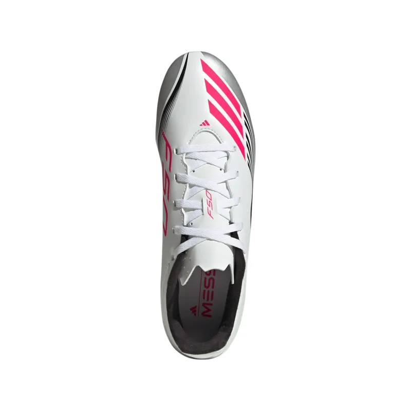 Adidas F50 Messi Club FG JP7443 White/Silver-1
