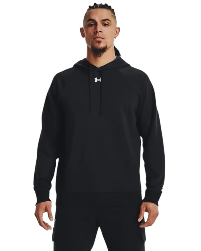 UA Rival Fleece Hoodie Black-1