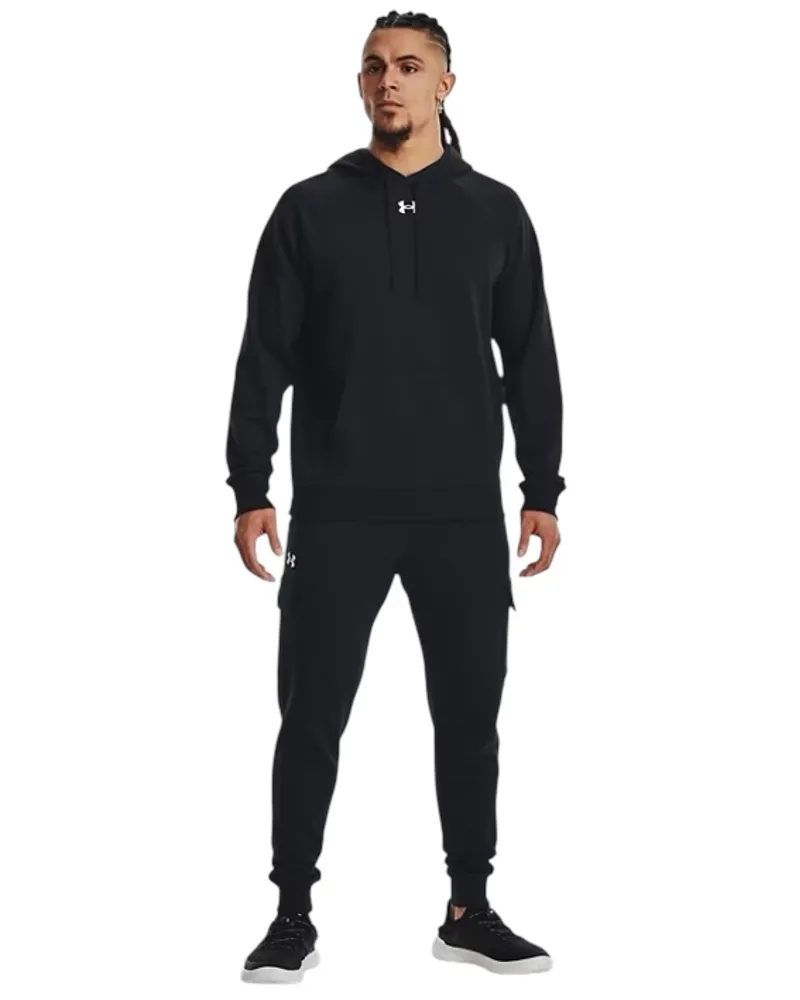 UA Rival Fleece Hoodie Black-2