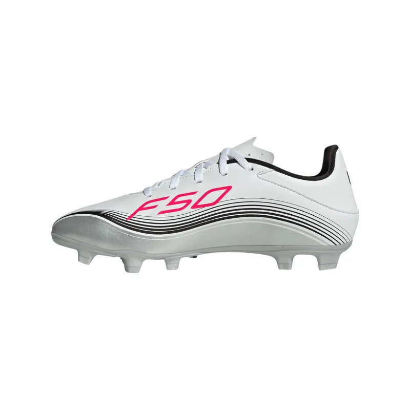 Adidas F50 Messi Club FG JP7443 White/Silver-3