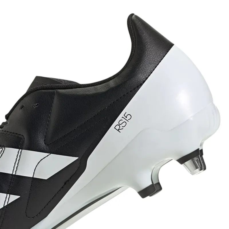 Adidas R15 SG Rugby Boots Black/White-4