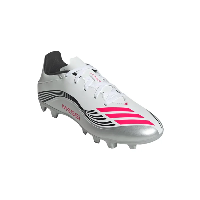 Adidas F50 Messi Club FG JP7443 White/Silver-4