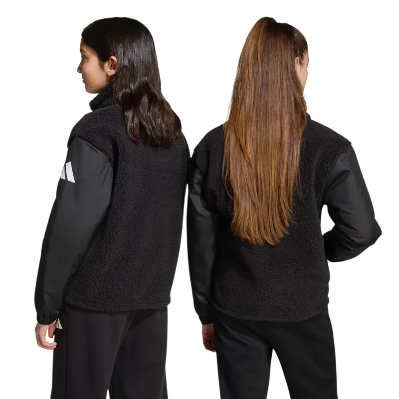 Adidas Sherpa Jacket Black-5