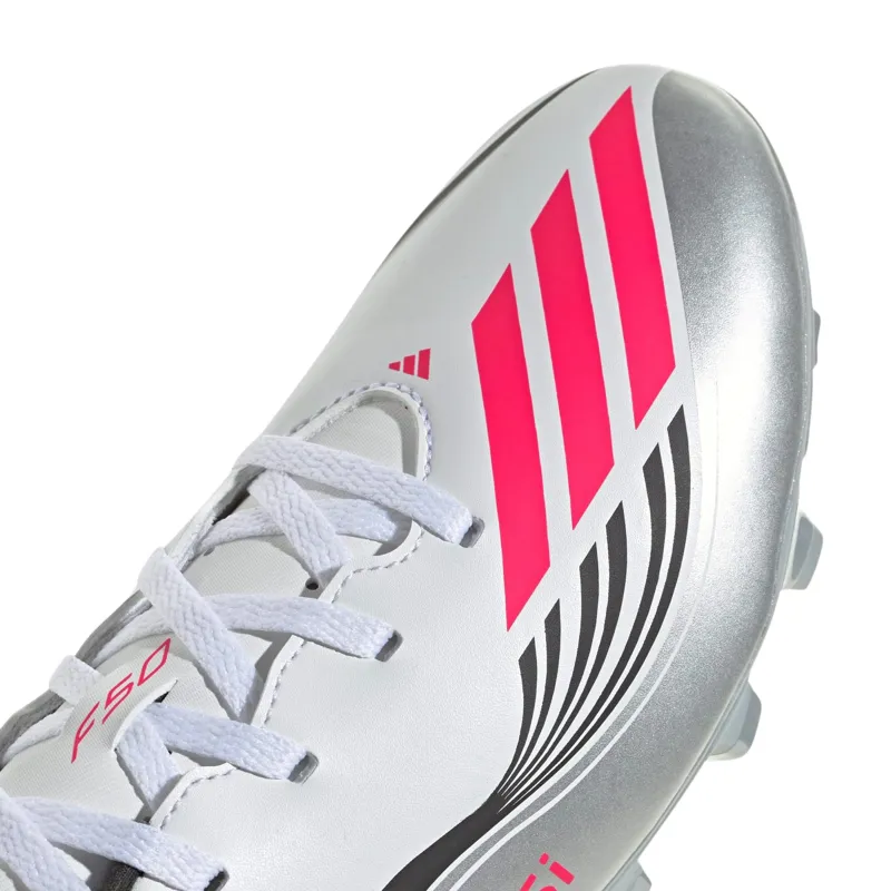 Adidas F50 Messi Club FG JP7443 White/Silver-6