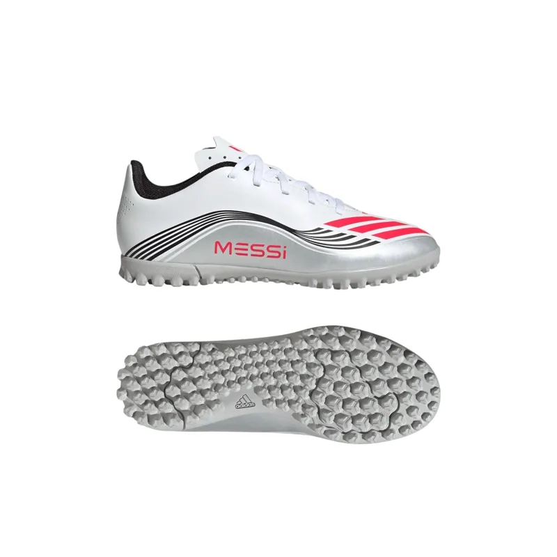 Adidas Messi Turf Silver-9