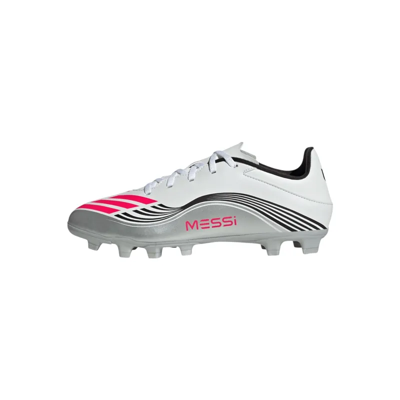 Adidas F50 Messi Club FG JP7443 White/Silver-10