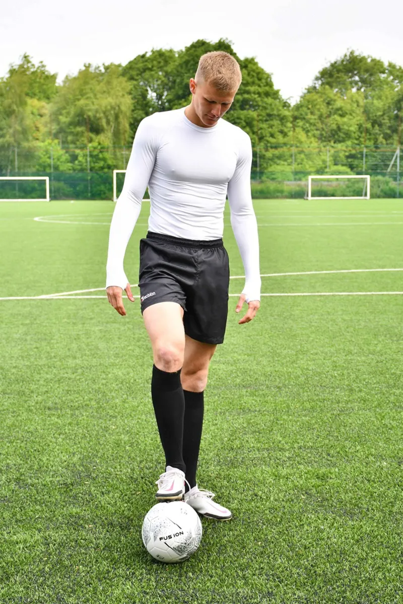 Precision Compression Baselayer Long White-3