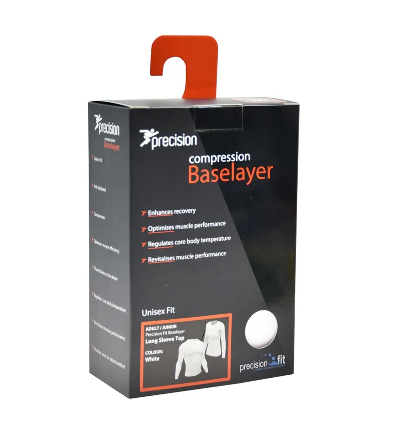 Precision Compression Baselayer Long White-1