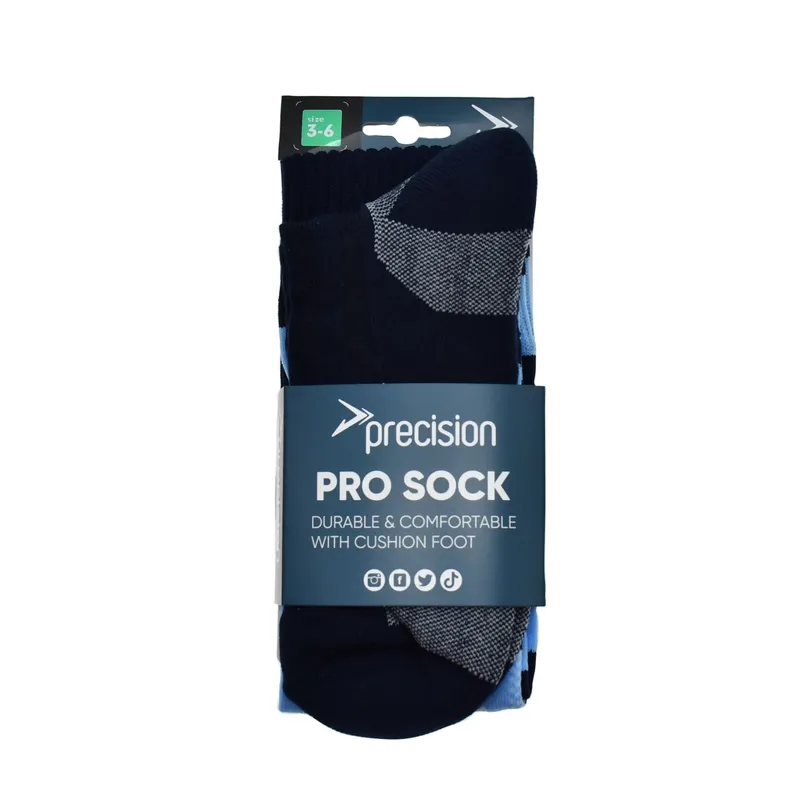 Precision Pro Plain Adult size 7 to 11 Football Sock Navy-1