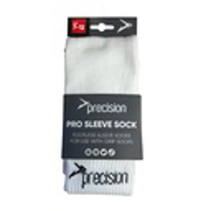 Precision Sleeve Sock Junior size 12-6 White-1