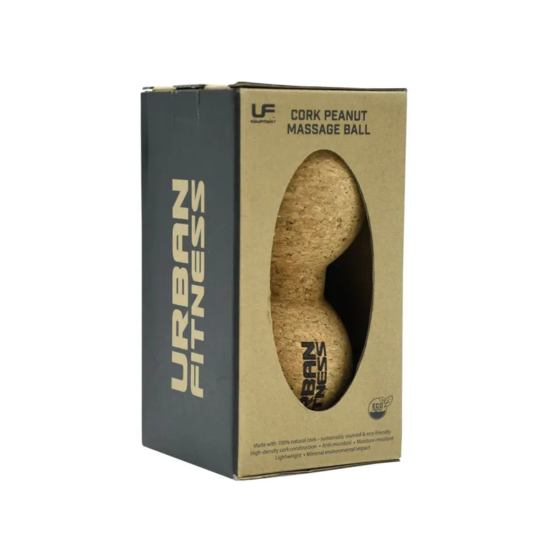 Urban Fitness Cork Peanut Massage Ball 8 x 16cm-2