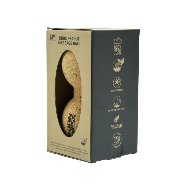 Urban Fitness Cork Peanut Massage Ball 8 x 16cm-3